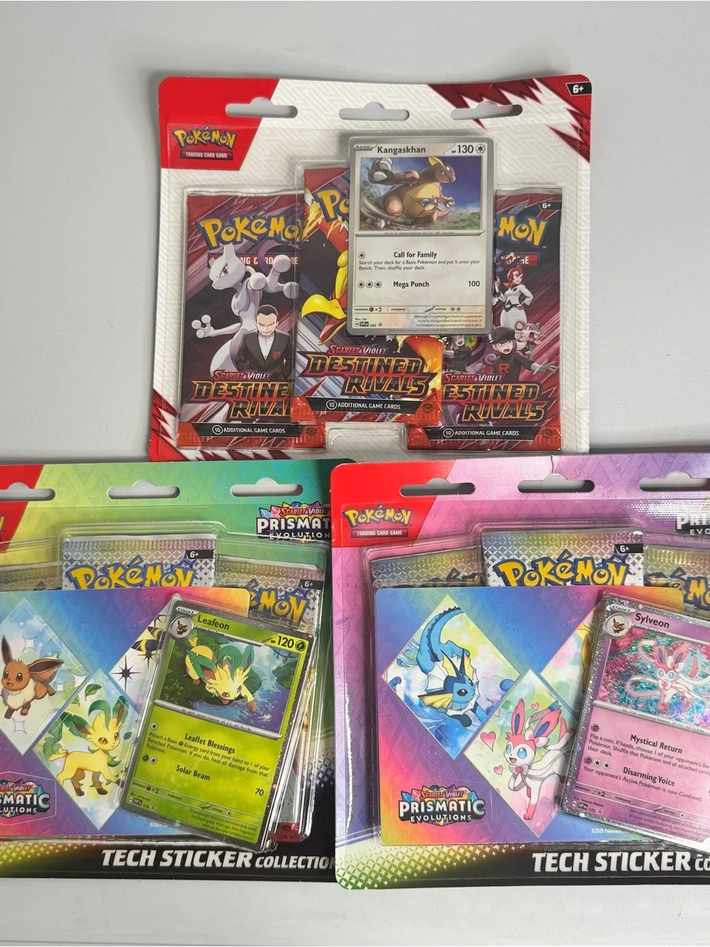 Pokémon Card Sealed Blisters Lot of 3
